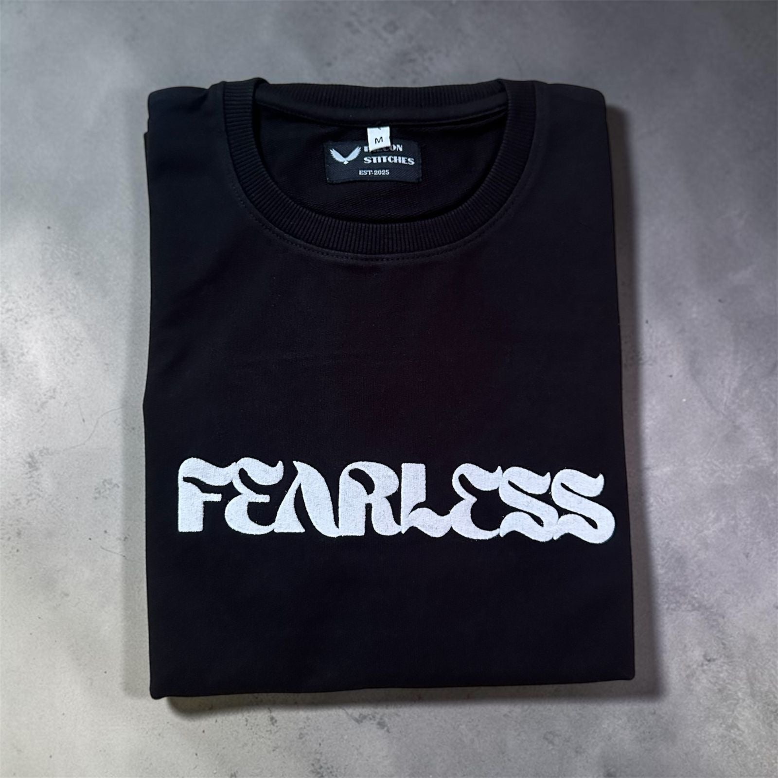 Fearless Oversized T-Shirt – Black