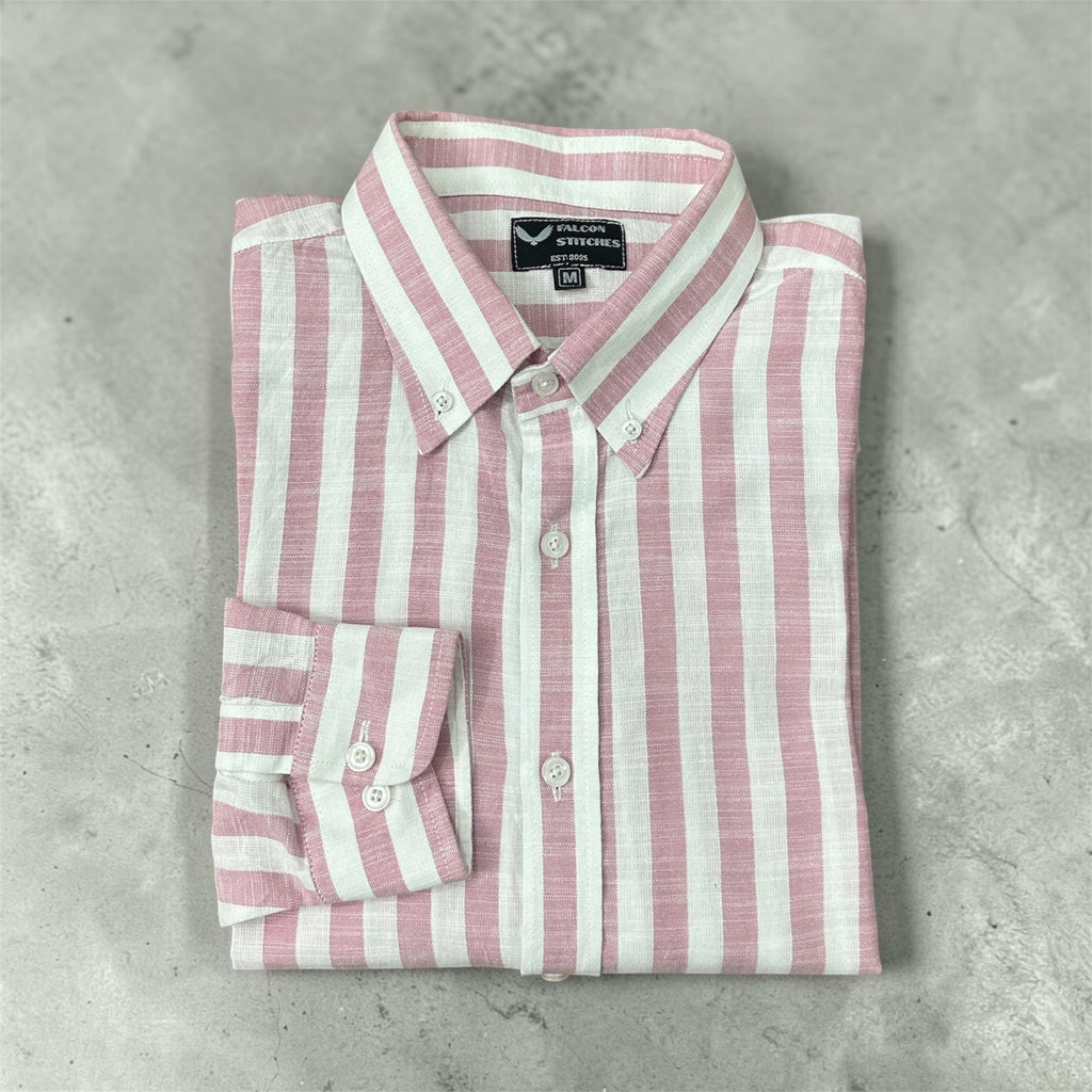 Falcon Summer Blush Linen Shirt