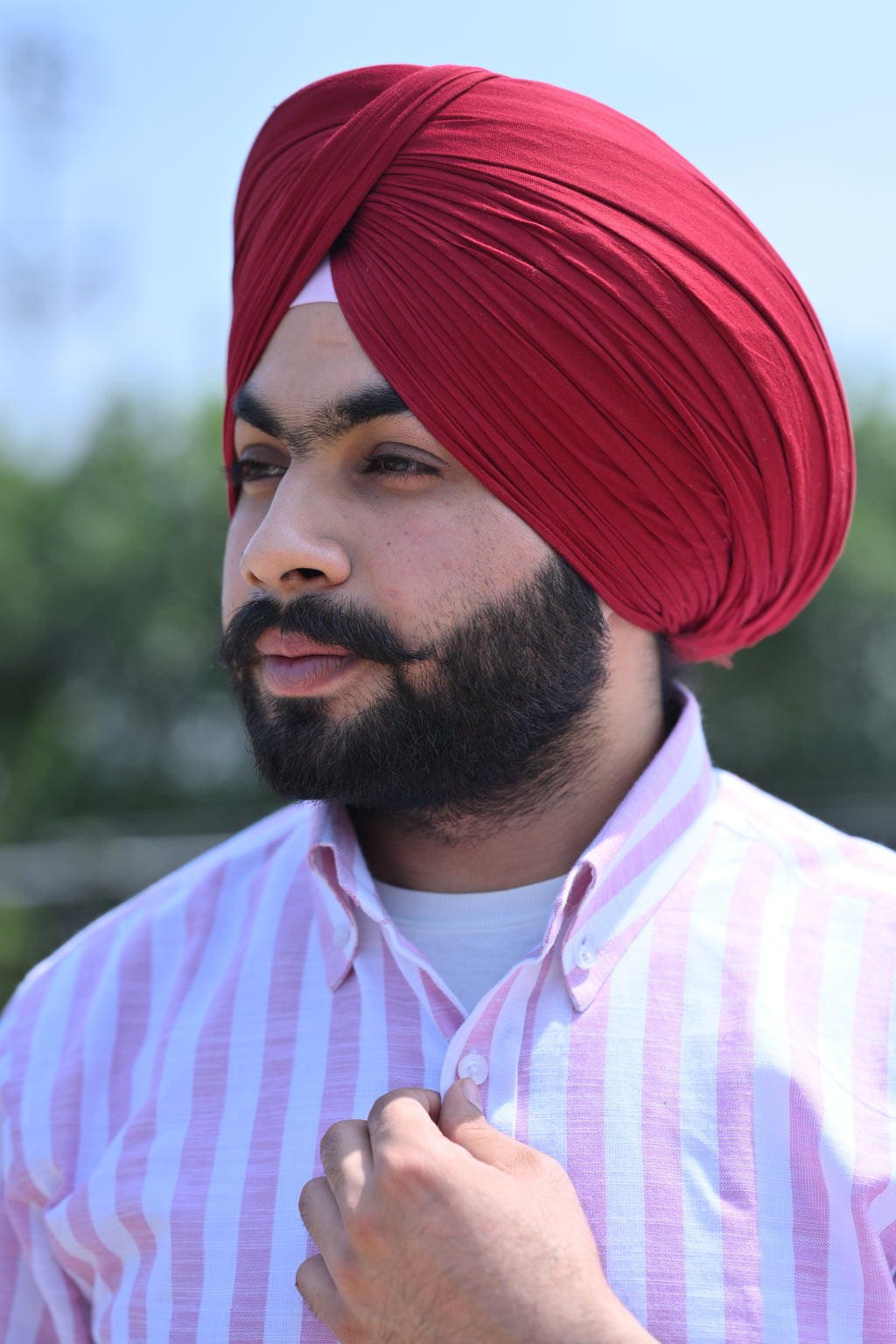 Falcon Summer Blush Linen Shirt