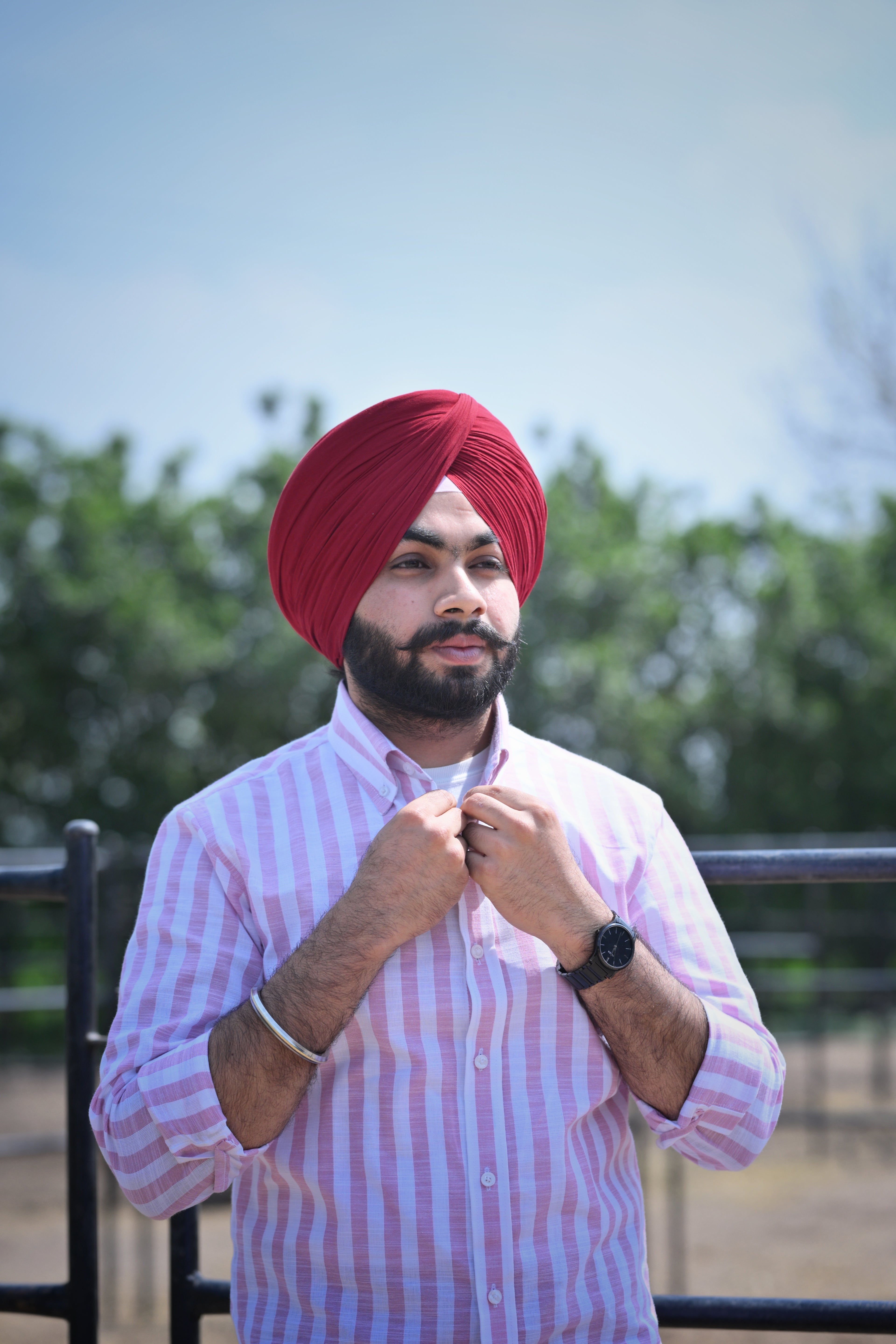 Falcon Summer Blush Linen Shirt