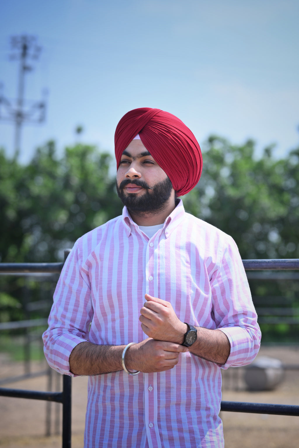 Falcon Summer Blush Linen Shirt