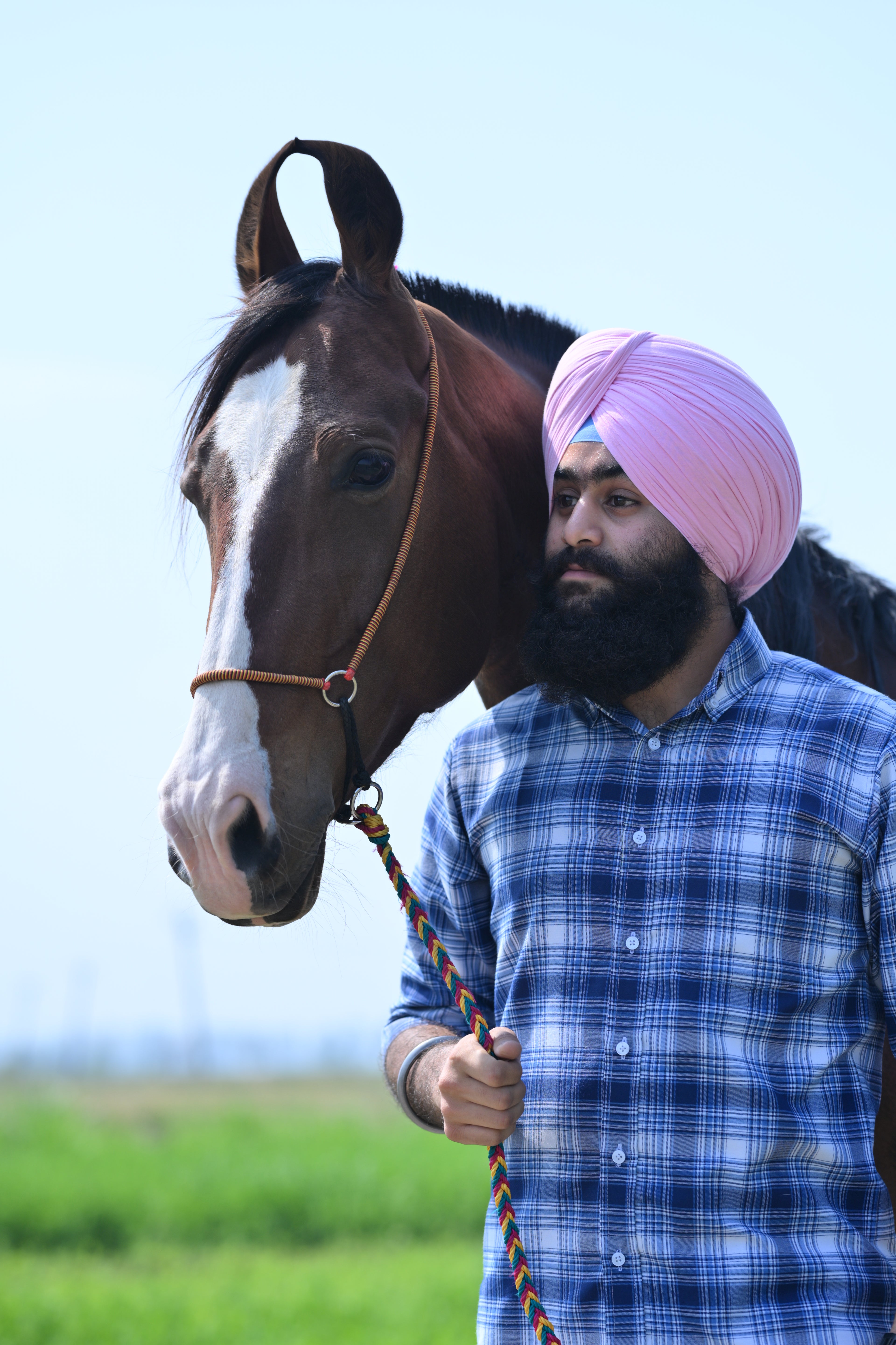 Falcon Heritage Blue Check Oxford Shirt