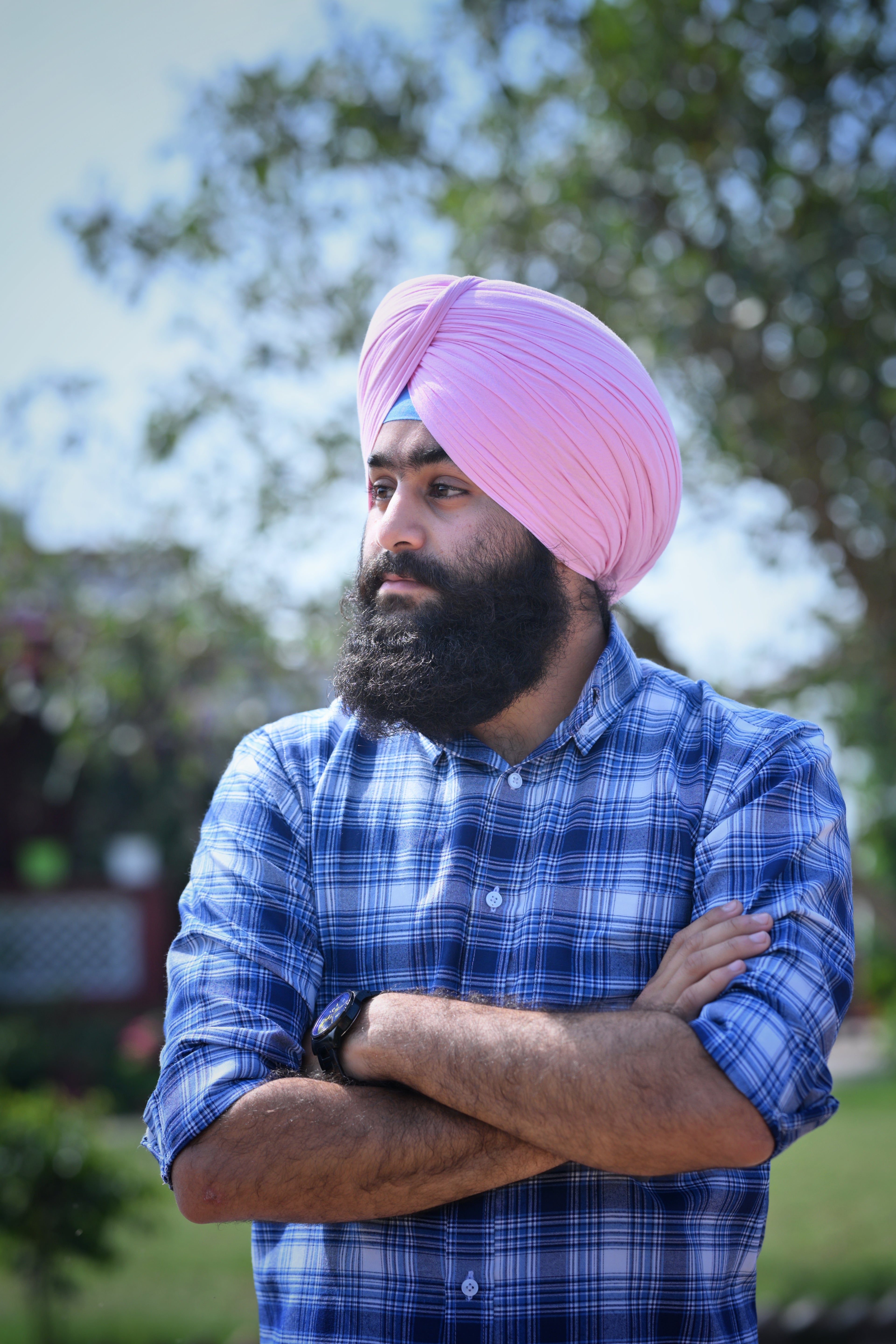 Falcon Heritage Blue Check Oxford Shirt