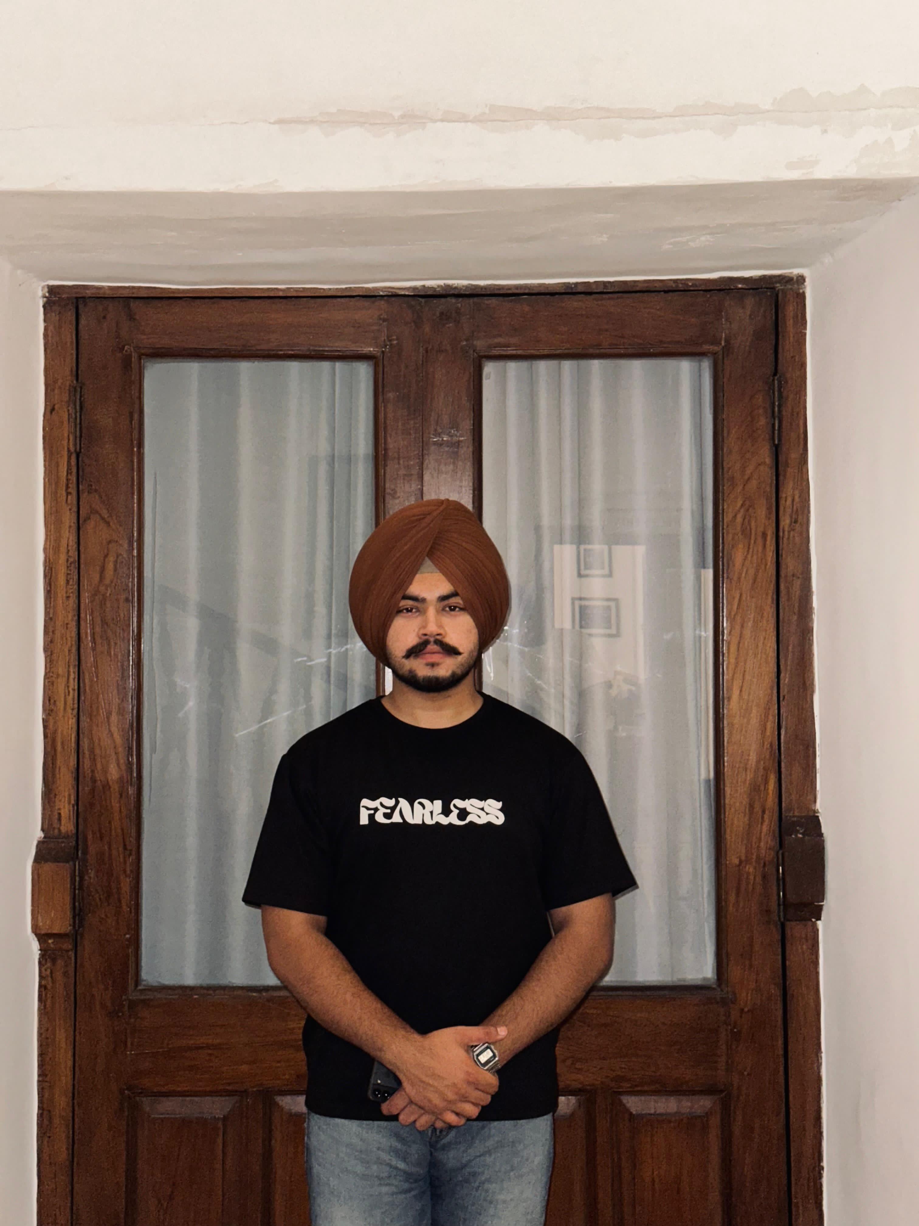 Fearless Oversized T-Shirt – Black