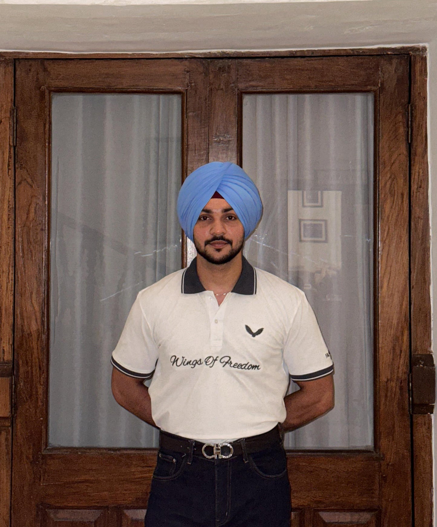 FALCON Stitches Polo Luxe – White